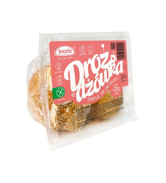 INCOLA Bezglutenowa Drożdżówka b/g 120g