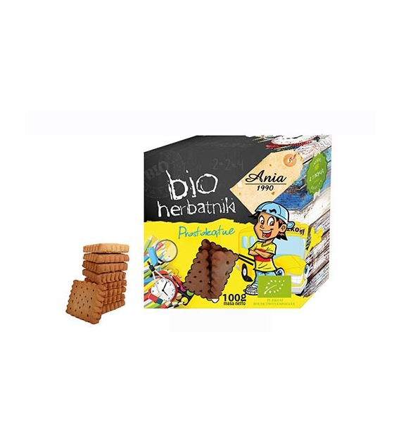 ANIA Herbatniki prostokątne BIO 100g