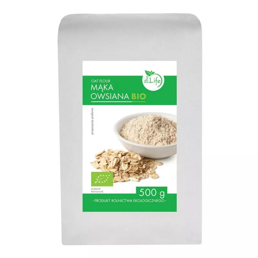 BIOLIFE Mąka owsiana BIO 500g