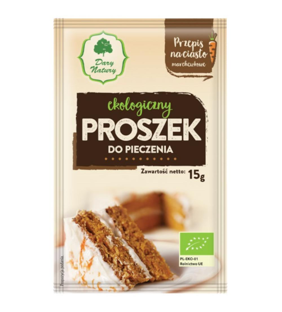 DARY NATURY Proszek do pieczenia EKO 15g