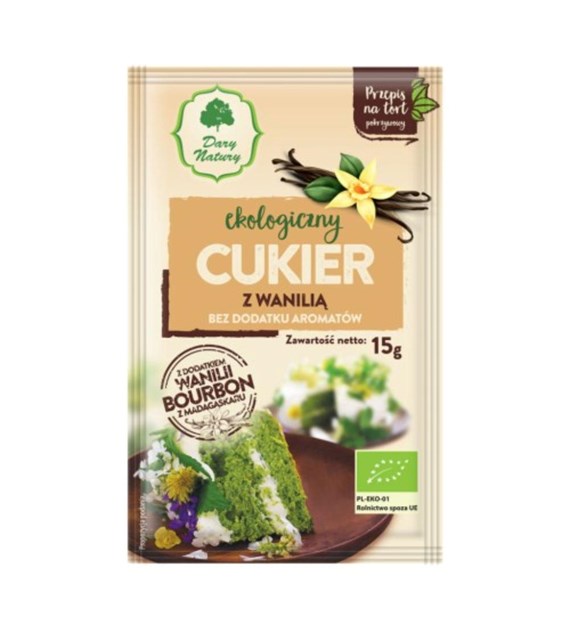 DARY NATURY Cukier z wanilią EKO 15g