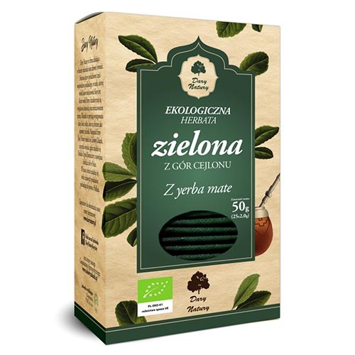 DARY NATURY H. Zielona z Yerba Mate EKO 25x2g