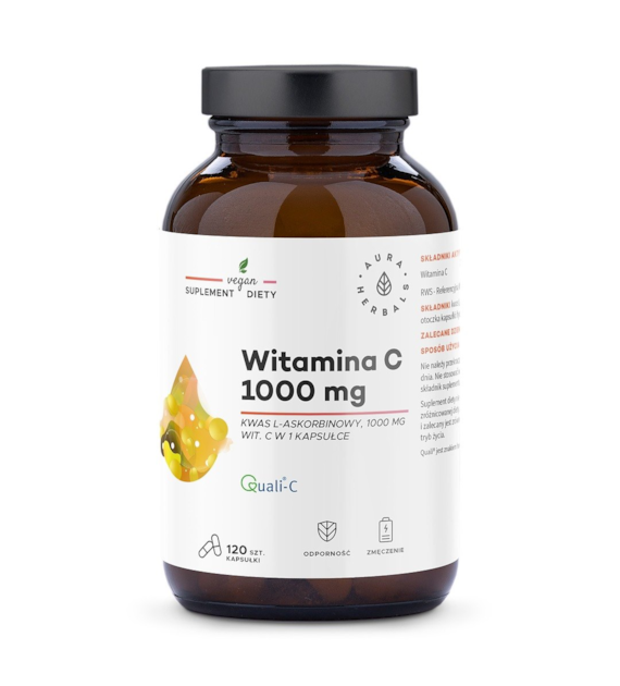 AURA Witamina C 1000 mg, kapsułki 120 szt