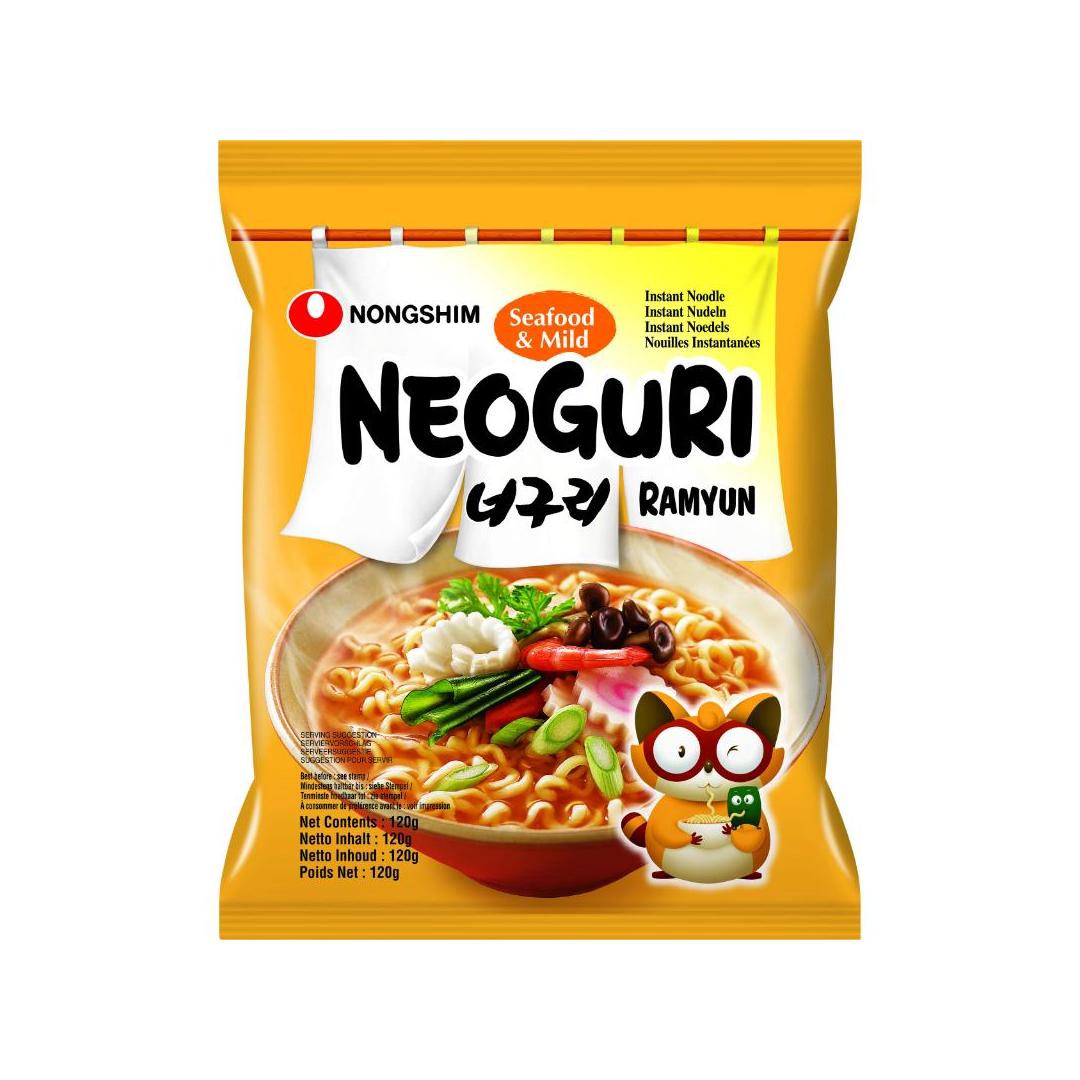 NONG SHIM Zupa instant Neoguri - owoce morza łagodna 120g