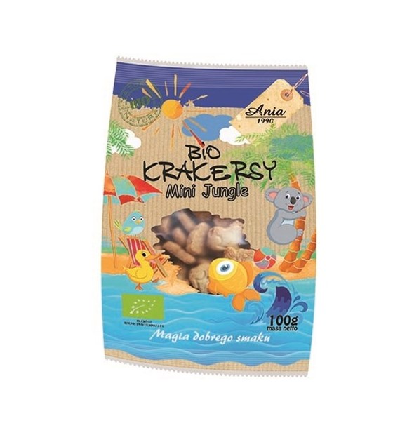 ANIA Krakersy mini jungle 100g BIO