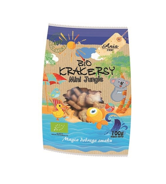 ANIA Krakersy mini jungle 100g BIO