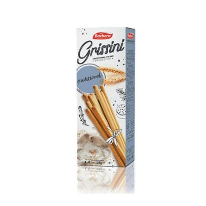 BARBERO Grissini Torinesi włoskie paluszki chlebowe klasyczne 125g