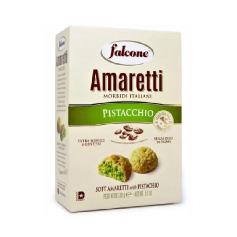 FALCONE Amaretti Soft Pistacchio włoskie ciastka z pistacjami 170g