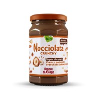 RIGONI Nocciolata Crunchy BIO - krem z orzechów laskowych (18,5%) i kakao (6,5%) 250g