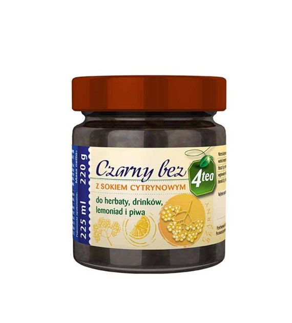 4TEA Czarny bez z sokiem cytrynowym 225 ml