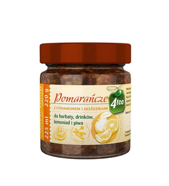 4TEA Pomarańcze z cynamonem i goździkami 225 ml