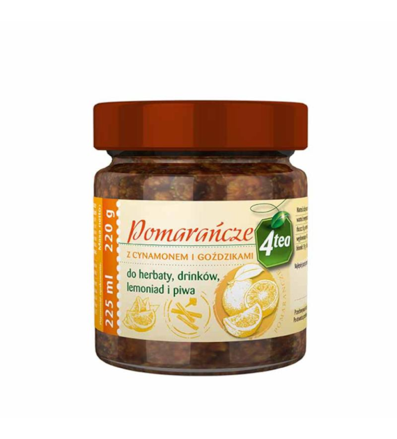 4TEA Pomarańcze z cynamonem i goździkami 225 ml