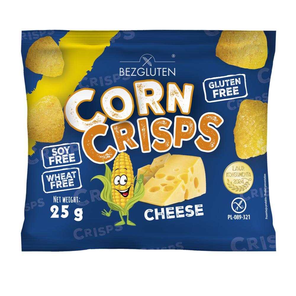 BEZGLUTEN Corn Crisps cheese bezglutenowe 25g