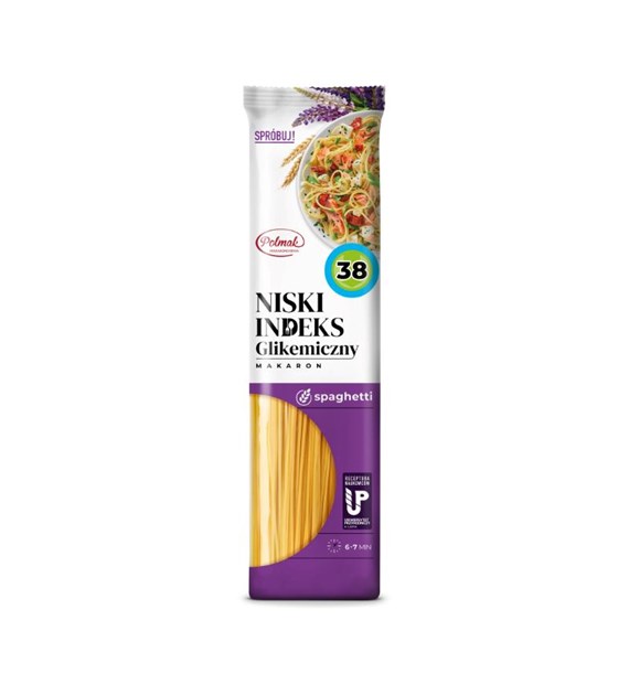POLMAK Makaron Spaghetti niski indeks glikemiczny 250g
