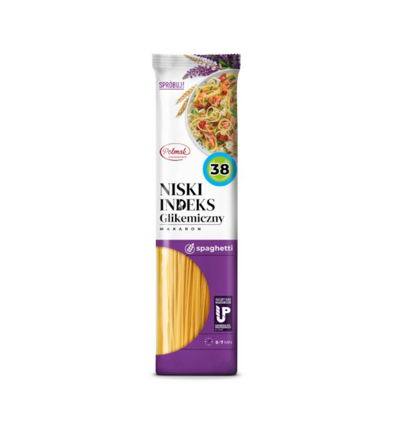 POLMAK Makaron Spaghetti niski indeks glikemiczny 250g