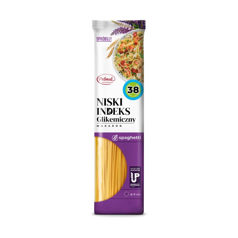 POLMAK Makaron Spaghetti niski indeks glikemiczny 250g