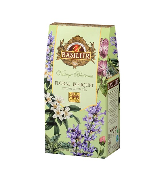 BASILUR Herbata - Floral Bouquet stożek 75g liść