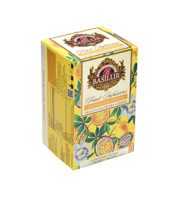 BASILUR Herbata - Passion Fruit Orange 20x2g