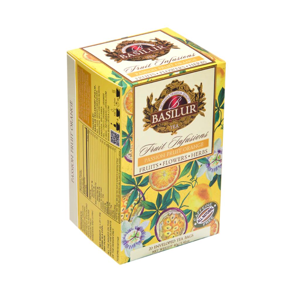BASILUR Herbata - Passion Fruit Orange 20x2g