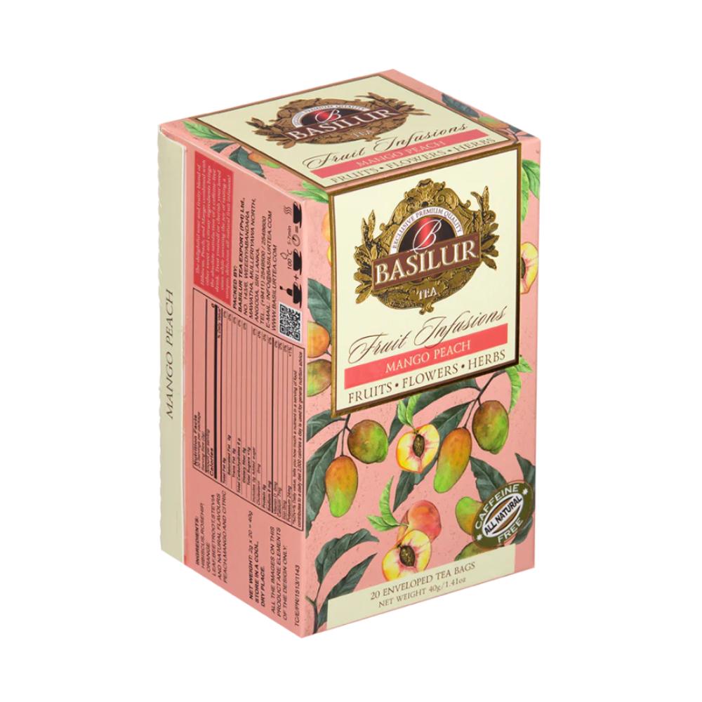 BASILUR Herbata - Mango Peach 20x2g