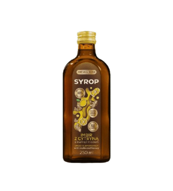 PREMIUM ROSA Syrop z imbiru z inuliną i miodem 250ml
