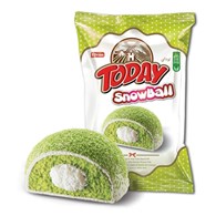 TODAY Ciastko biszkoptowe z nadzieniemo smaku pistacjowym Snowball pistacio 50g