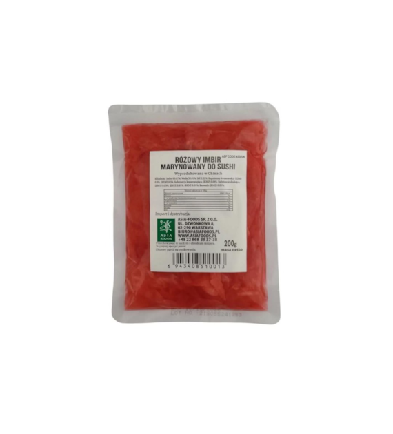 ASIA FOODS Imbir marynowany różowy 200 g