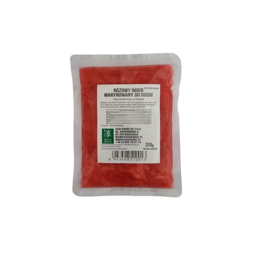 ASIA FOODS Imbir marynowany różowy 200 g