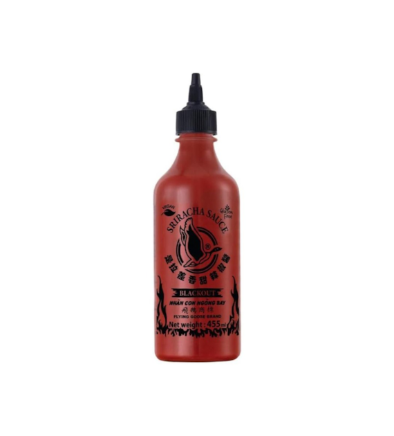 FLYING GOOSE Sos chilli sriracha black super hot 455 ml