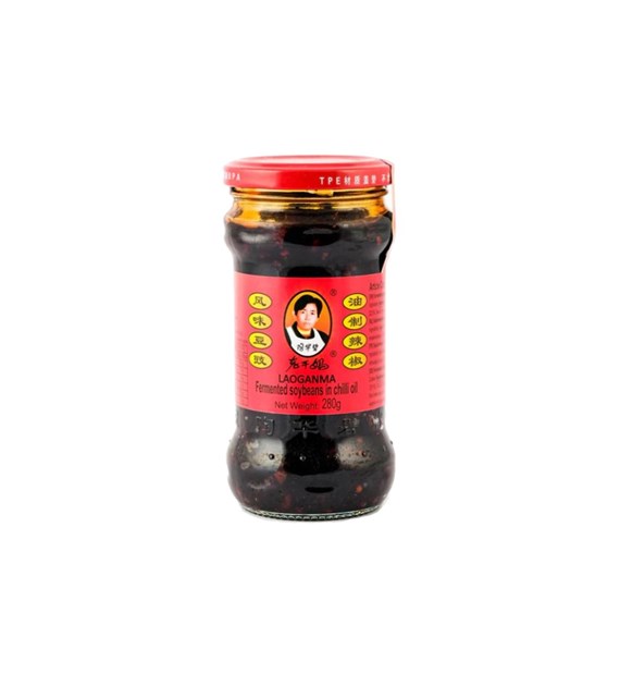 LAOGANMA Sos z czarnej fasoli 280g