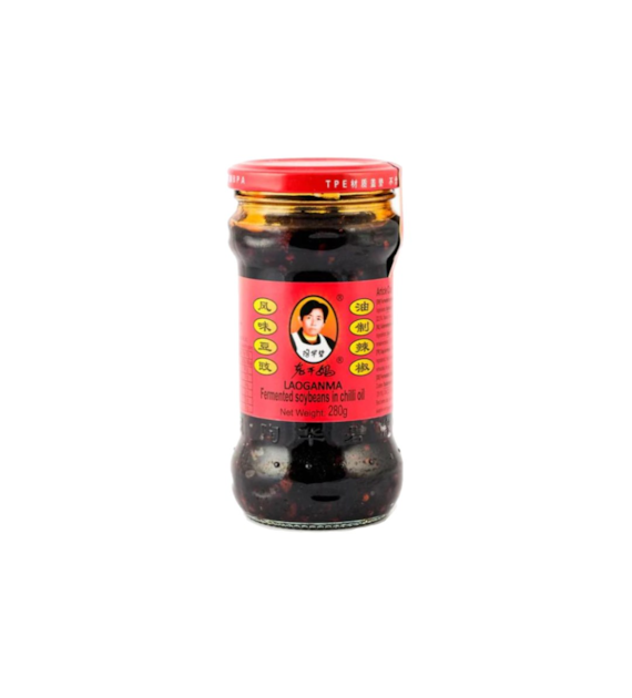 LAOGANMA Sos z czarnej fasoli 280g