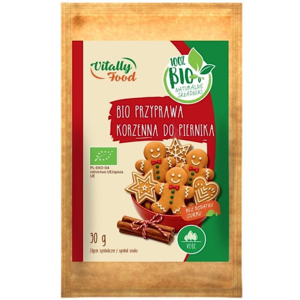 VITALLY FOOD Przyprawa korzenna do piernika BIO 30g