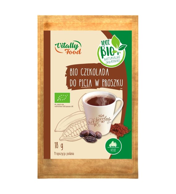VITALLY FOOD Czekolada do picia 18g