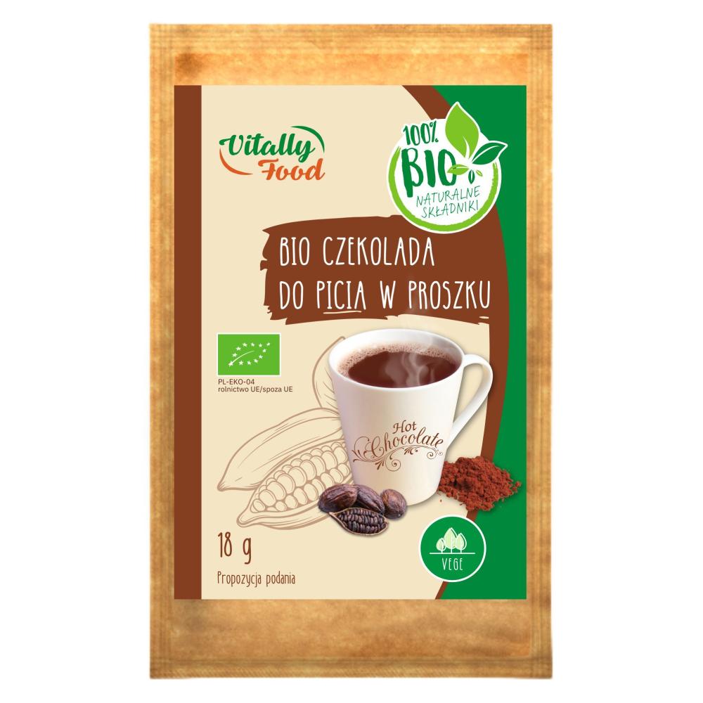 VITALLY FOOD Czekolada do picia 18g