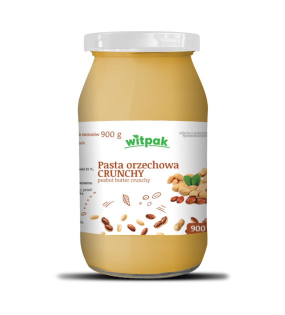 WITPAK Pasta orzechowa z kawałkami orzeszków 900g