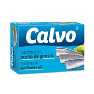 CALVO Sardynki w oleju słonecznikowym 120g