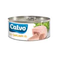 CALVO Tuńczyk jednolity  w oleju słonecznikowym 160g