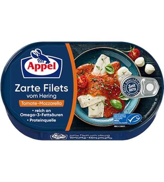 APPEL Filety śledziowe w sosie pomidorowo-mozzarellowym 200g