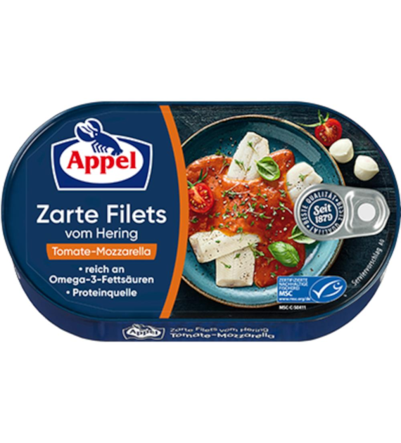 APPEL Filety śledziowe w sosie pomidorowo-mozzarellowym 200g