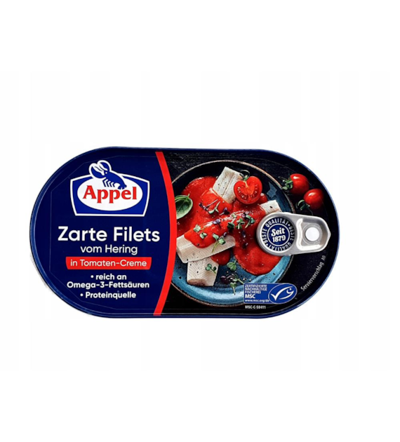 APPEL Filety śledziowe w sosie pomidorowym 200g