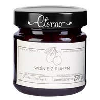 ETERNO Wiśnie z rumem 230g