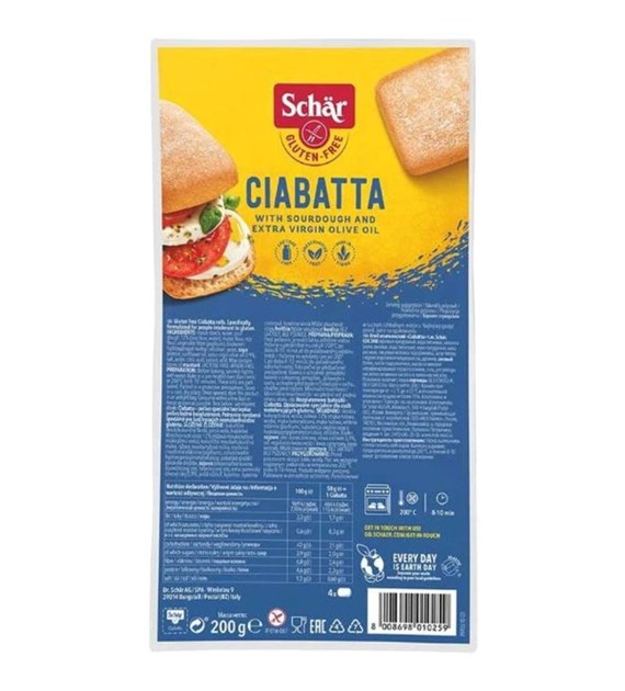 SCHAR Ciabatta bułka (4x50g) 200g