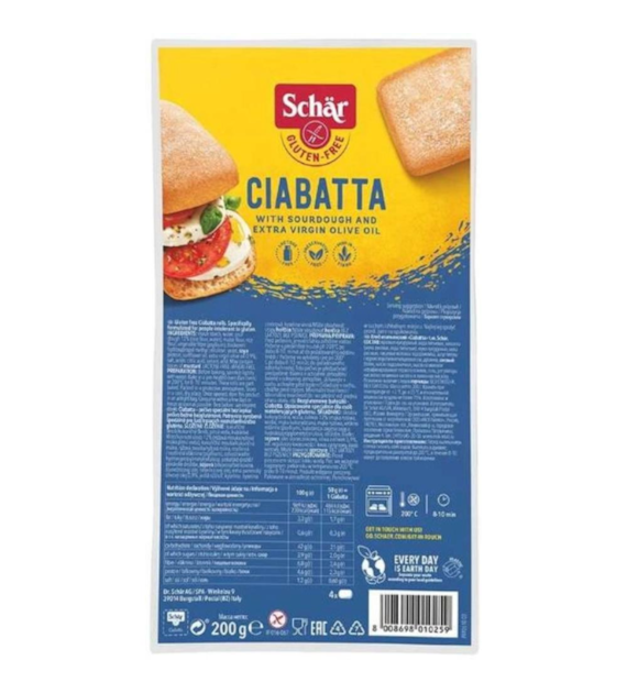 SCHAR Ciabatta bułka (4x50g) 200g