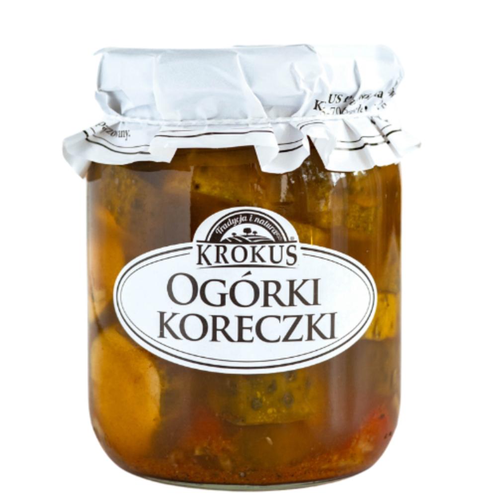 KROKUS Ogórki koreczki konserwowe 500g
