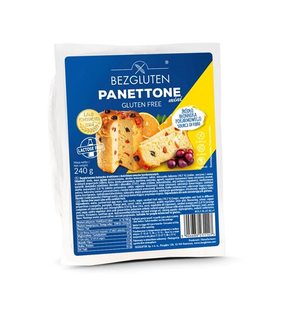 BEZGLUTEN Panettone mini bezglutenowa 240g