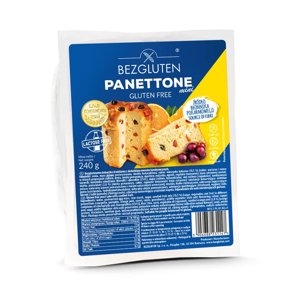 BEZGLUTEN Panettone mini bezglutenowa 240g