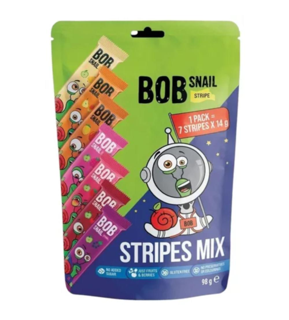 BOB SNAIL Przekąska owocowa Bob Snail MIX 98g