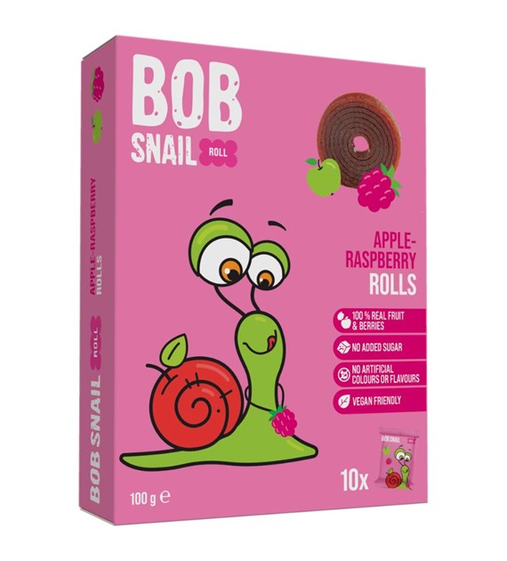 BOB SNAIL Rolls Jabłko Malina 100g