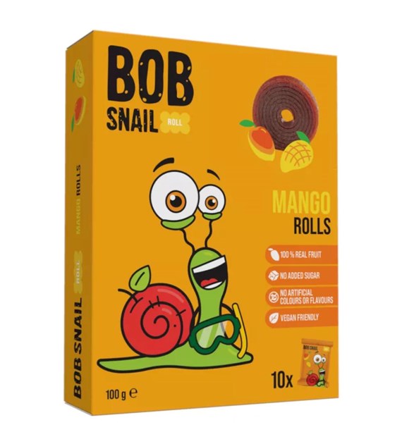 BOB SNAIL Rolls Jabłko Mango 100g