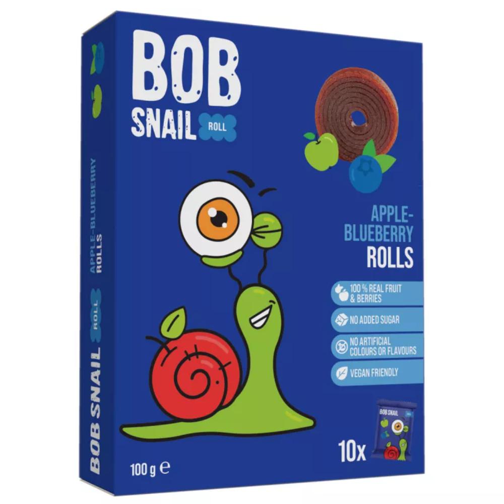 BOB SNAIL Rolls Jabłko Borówka 100g